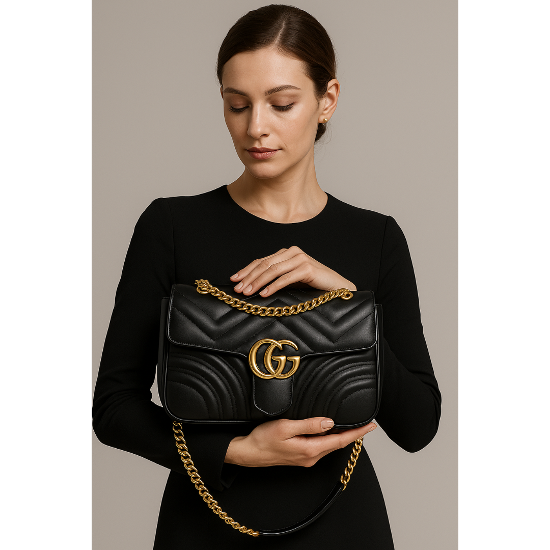 Bolsa Feminina de Couro GG Marmont Aria
