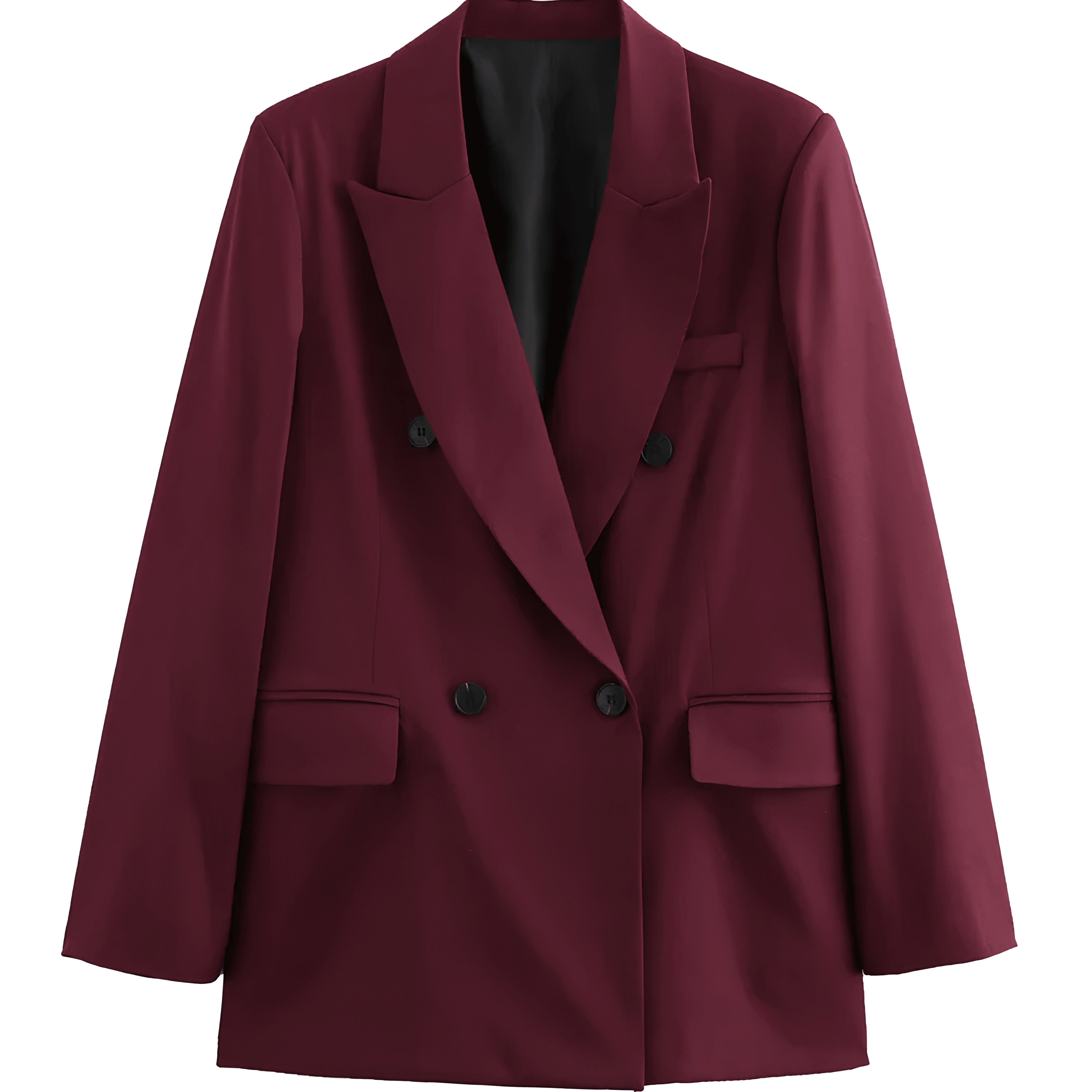 Blazer Feminino Alfaiataria Bordo