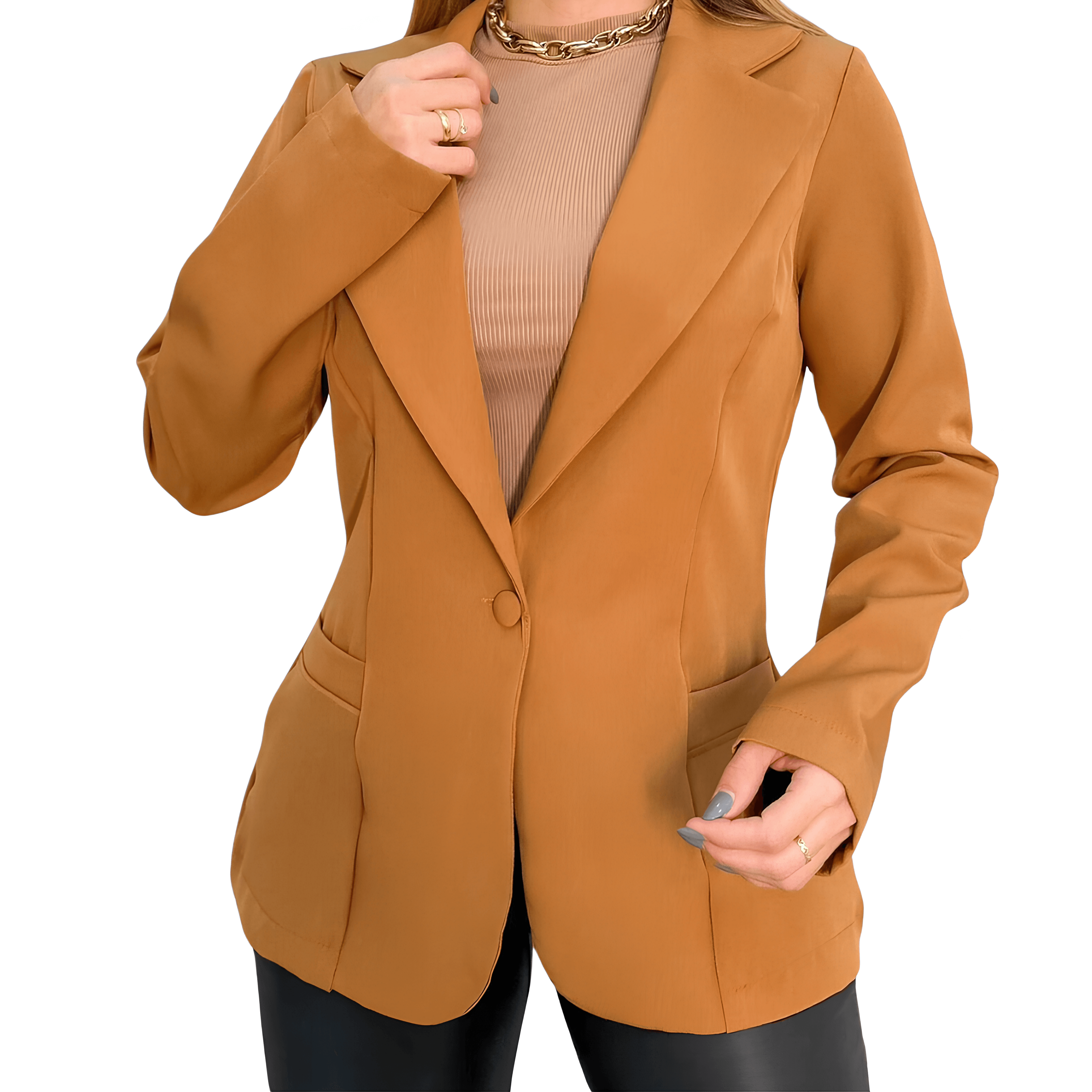 Blazer Feminino Marrom