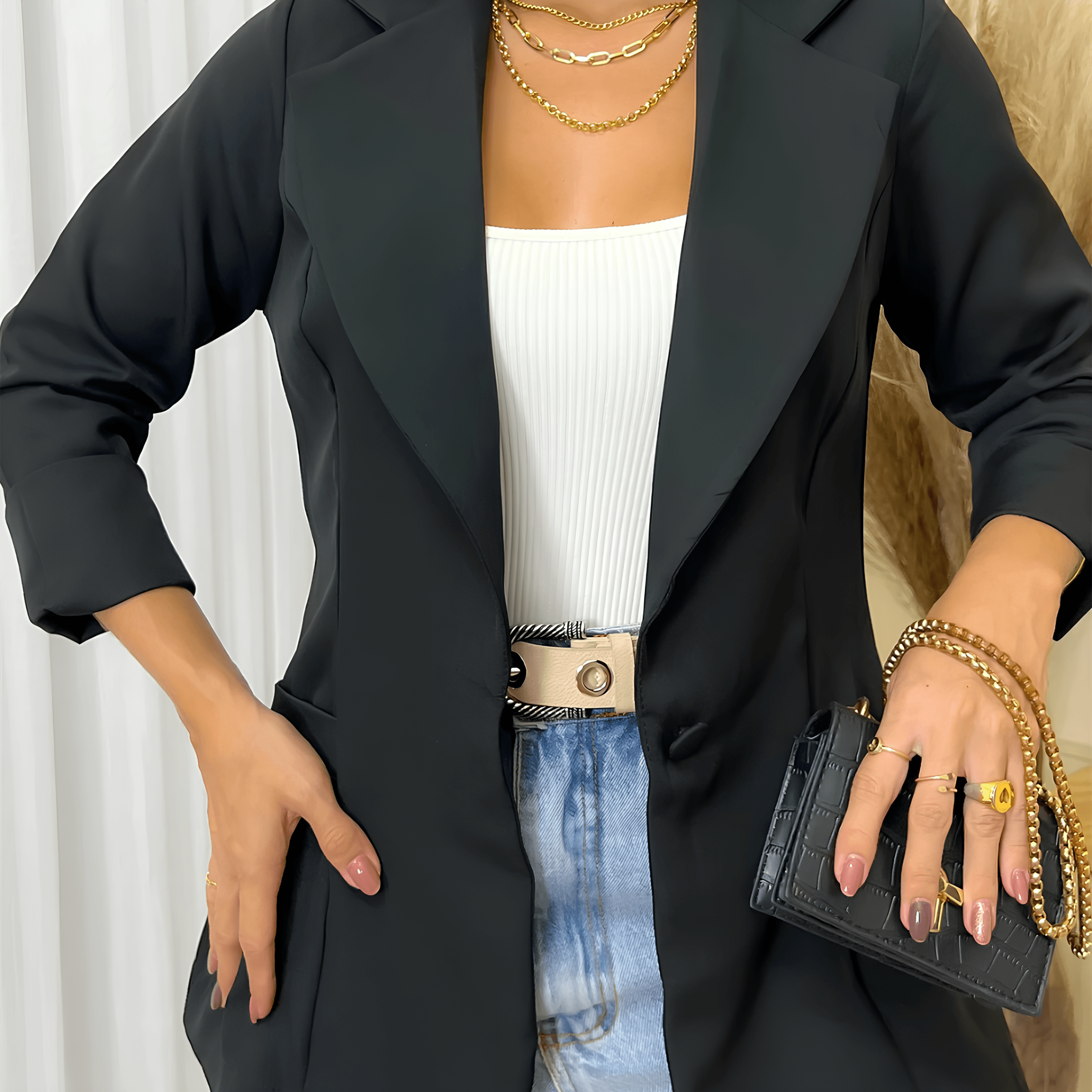 Blazer Feminino Preto