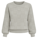 Suéter Feminino de Tricot Cinza