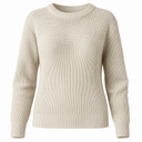 Suéter Feminino de Tricot Creme