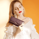 Carteira Feminina Longa em Couro FOXER