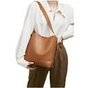 Bolsa de Ombro Feminina de Couro Foxer