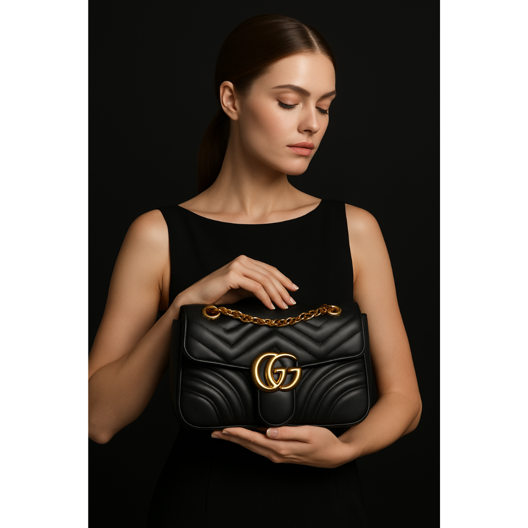 Bolsa Feminina de Couro GG Marmont Aria