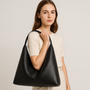 Bolsa Feminina Minimalista Grande de Couro FOXER