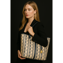 Bolsa Feminina de Ombro Grande CH em Couro
