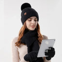 Kit de Inverno Feminino 3 Peças: Gorro, Cachecol e Luvas