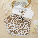 Pijama Feminino Curto Giraffe
