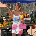 Vestido Feminino Curto Encanto Floral