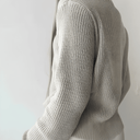 Suéter Feminino de Tricot Creme