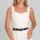 Cinto Feminino Couro Legítimo Luxury