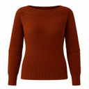 Suéter Feminino de Tricot Chocolate
