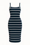 Vestido Feminino Midi Tubinho Ribana