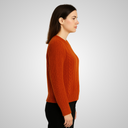 Suéter Feminino Tricot Laranja
