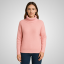 Suéter Feminino de Tricot Rosa