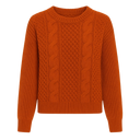 Suéter Feminino Tricot Laranja