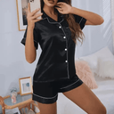 Pijama Feminino Curto de Cetim Olívia