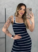 Vestido Midi Tubinho Ribana