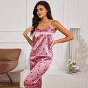 Pijama Feminino Longo de Cetim Naty