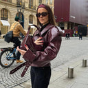 Jaqueta de Couro Feminina