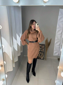 Vestido Feminino Manga Longa Tricot Sara